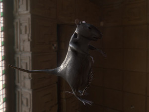 rat zombie Modelo 3D