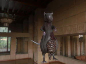 rat zombie 3D Model