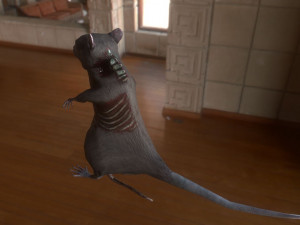 rat zombie Modelo 3D