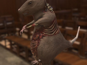 rat zombie Modelo 3D