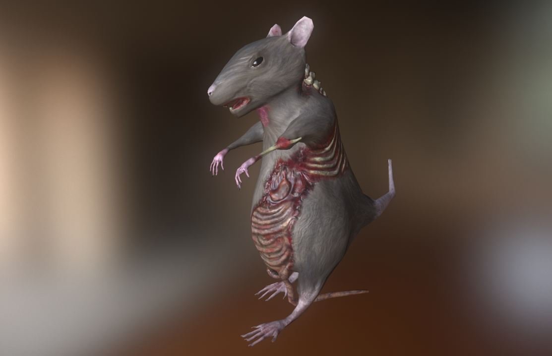Rat Zombie 3dモデル In げっ歯動物 3dexport