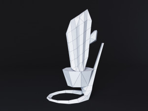 cactus in vase 3D-Modell