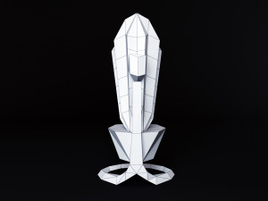 cactus in vase 3D-Modell