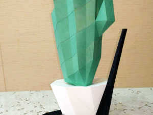 cactus in vase 3D-Modell