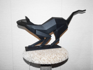 lowpoly cat sphynx 3d print model 3D Model