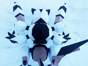 猫机器人或猫机器人 3D 模型