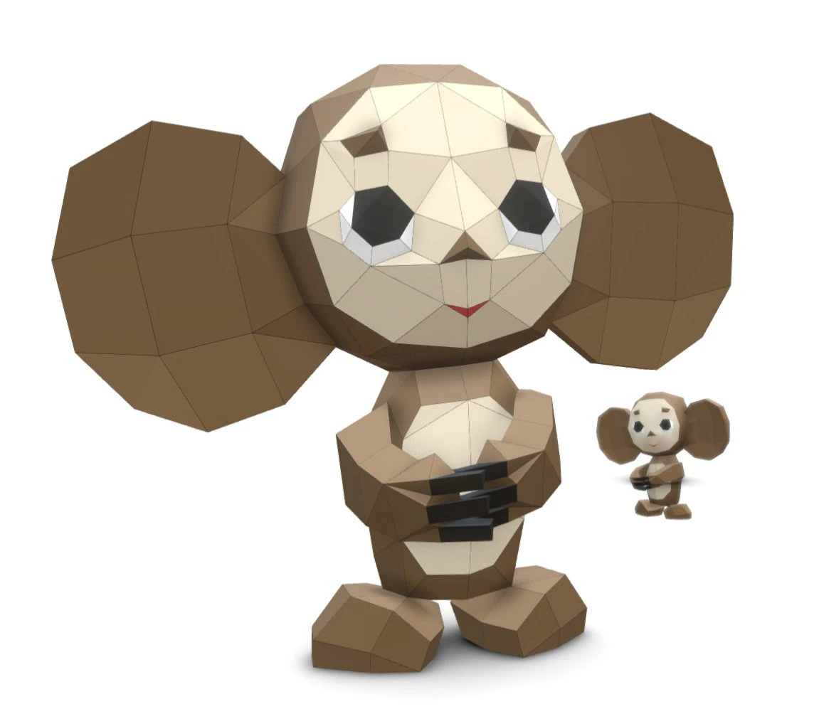 cheburashka 3D Model .c4d .max .obj .3ds .fbx .stl .blend 