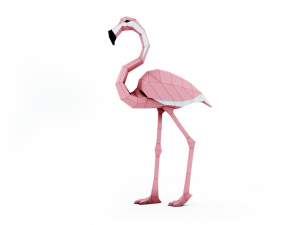 pink flamingo 3D Model