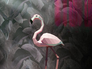pink flamingo 3Dモデル