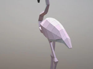 fenicottero rosa Modello 3D