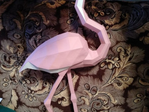 pink flamingo 3Dモデル