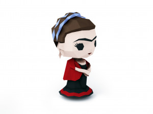 kahlo de rivera Modelo 3D