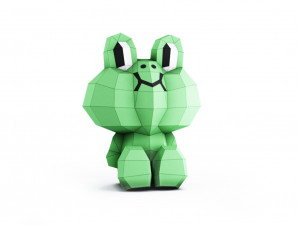 lowpoly frog leonardo 3D Model