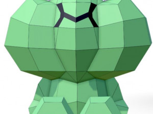 lowpoly frog leonardo 3D Model