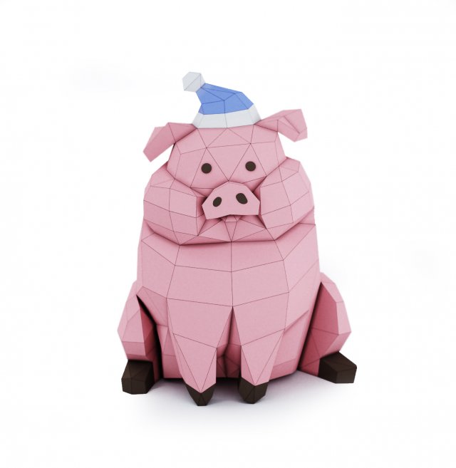 pig waddles 3D Модель .c4d .max .obj .3ds .fbx .stl .blend 