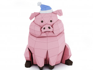 pig waddles 3D Model