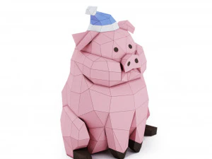 pig waddles 3D Model