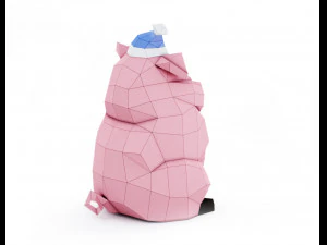 pig waddles 3D Model