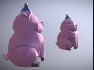pig waddles 3D Модель