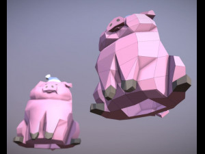 pig waddles 3D Модель