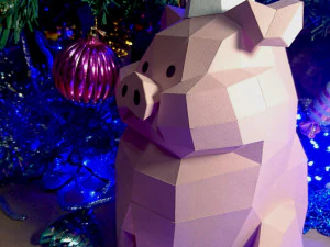 pig waddles 3D Model