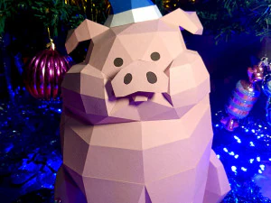 pig waddles 3D Model