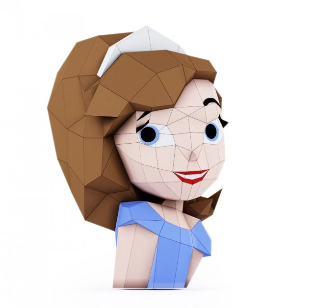 принцесса Софи 3D Модель .c4d .max .obj .3ds .fbx .stl .blend