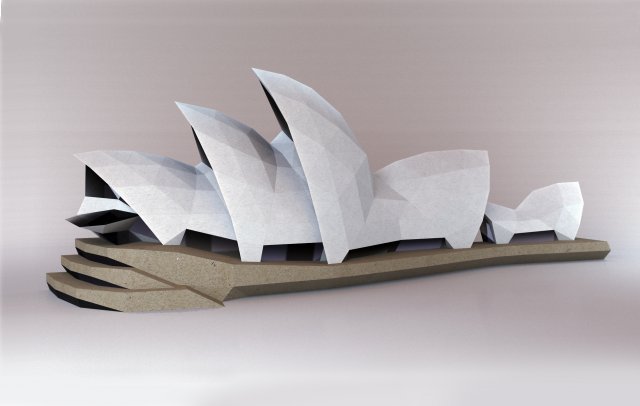 theater sydney 3D Model .c4d .max .obj .3ds .fbx .stl .blend 