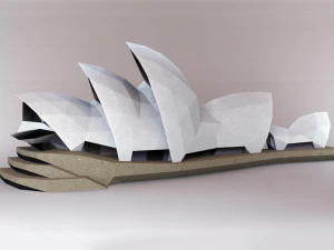 Theater Sydney 3D Modell