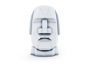 head moai Modelo 3D