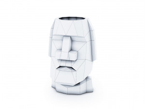 head moai Modelo 3D