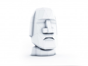 head moai Modelo 3D