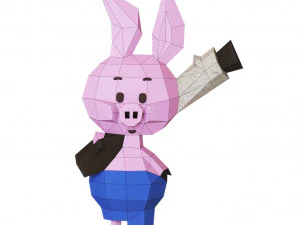 winnie the pooh e penny urss Modello 3D