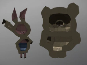 winnie the pooh e penny urss Modello 3D