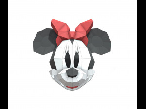 minnie mouse mask 3D Model