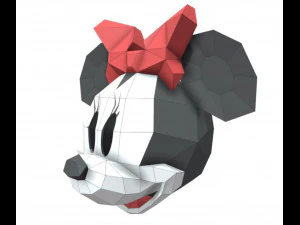 minnie mouse mask 3D Model