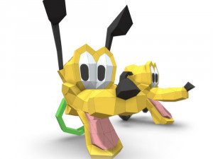 trophy dog pluto Modèle 3D