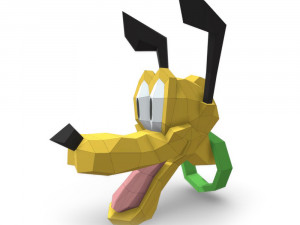 trophy dog pluto Modelo 3D