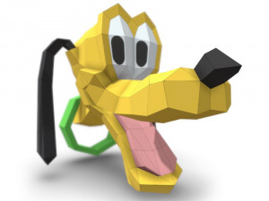 trophy dog pluto Modelo 3D