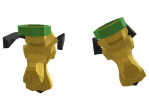 трофейная собака Плутон 3D Модель