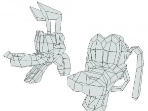 трофейная собака Плутон 3D Модель