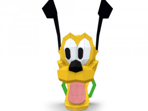 trophy dog pluto Modelo 3D