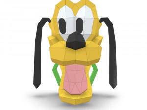 трофейная собака Плутон 3D Модель