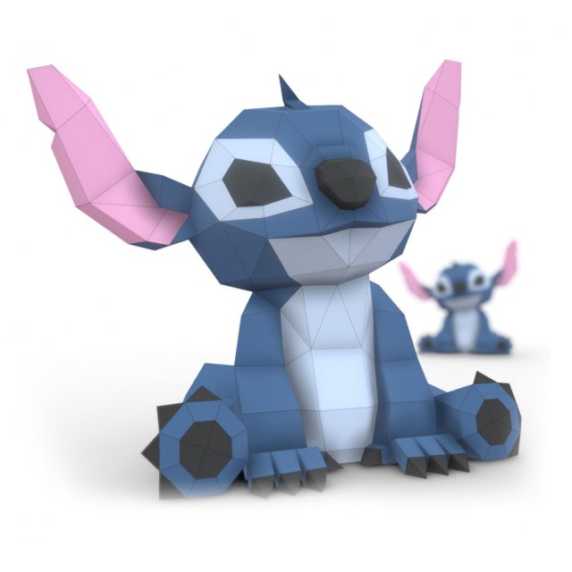 stitch 3D Model .c4d .max .obj .3ds .fbx .stl .blend 
