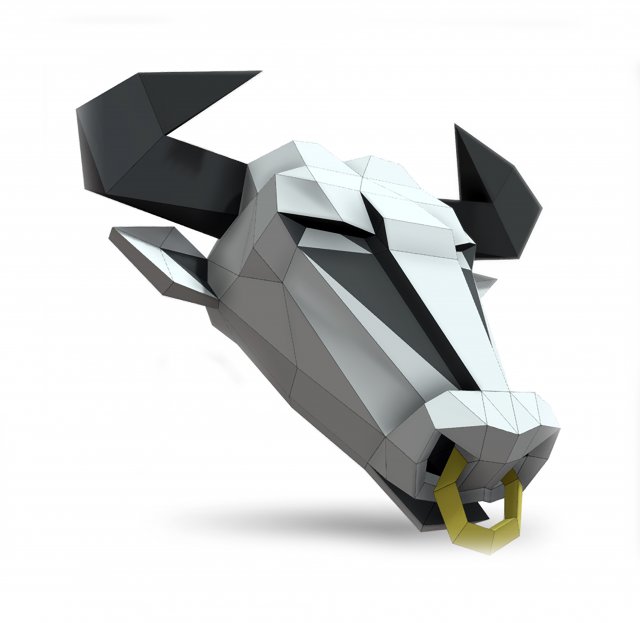 bull mask 3D Model .c4d .max .obj .3ds .fbx .stl .blend 