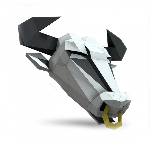 маска быка 3D Модель .c4d .max .obj .3ds .fbx .stl .blend