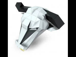 маска быка 3D Модель