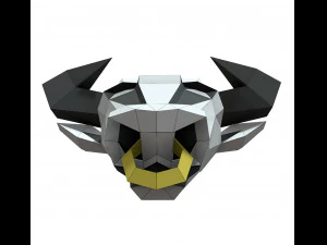 маска быка 3D Модель