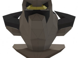 bull head trophy Modello 3D