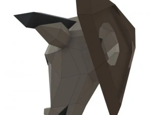 trofeo de cabeza de toro Modelo 3D